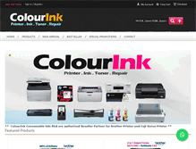 Tablet Screenshot of colourink.com.my